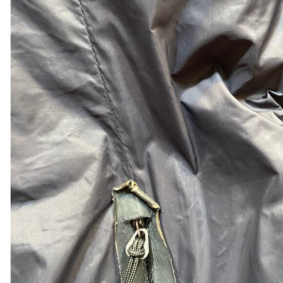 Eddie Bauer Black Weatherproof Down Jacket Hooded Lightweight Coat - Picture 7 of 7